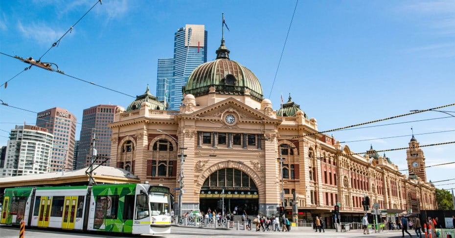 Flinders Street Station in Melbourne